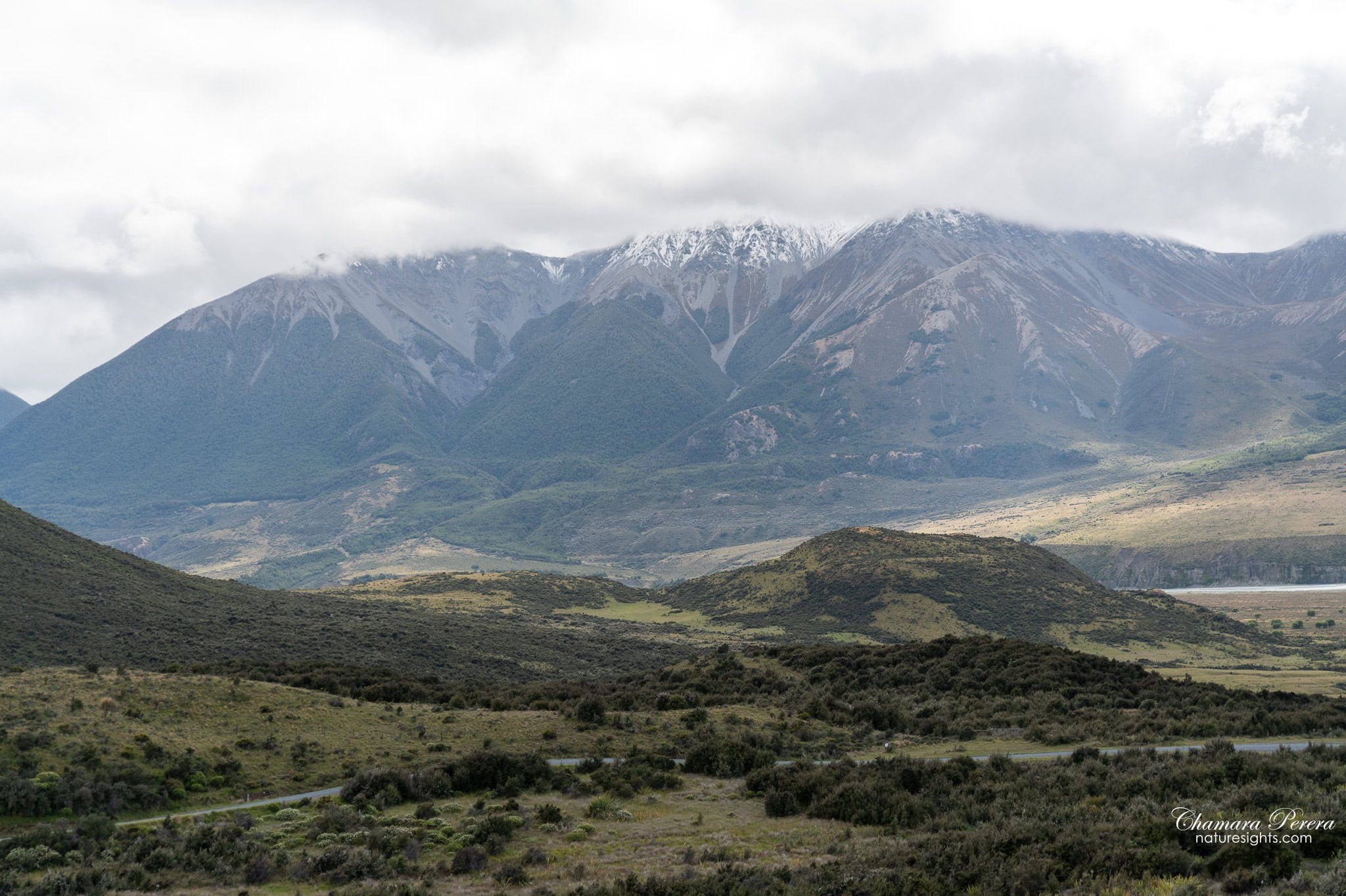 Arthur's Pass mountain valley TranzAlpine New Zealand