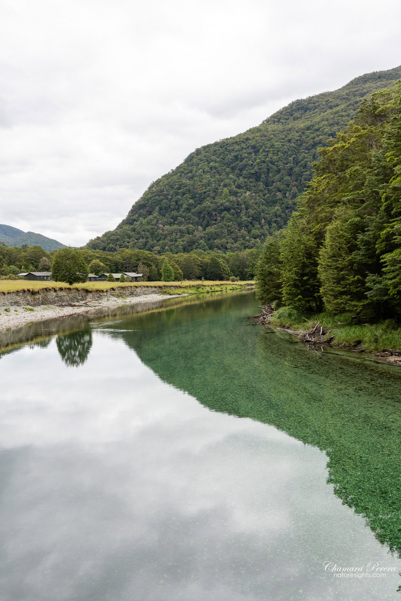 Clinton River near Glade House Milford Track New Zealand